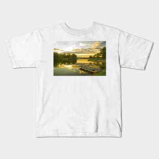 Lake Lancelot Sunset Kids T-Shirt